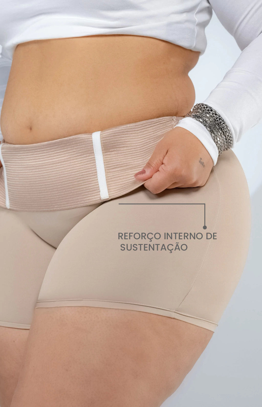 SHORTS MODELADOR CORPORAL ALTA COMPRESSÃO