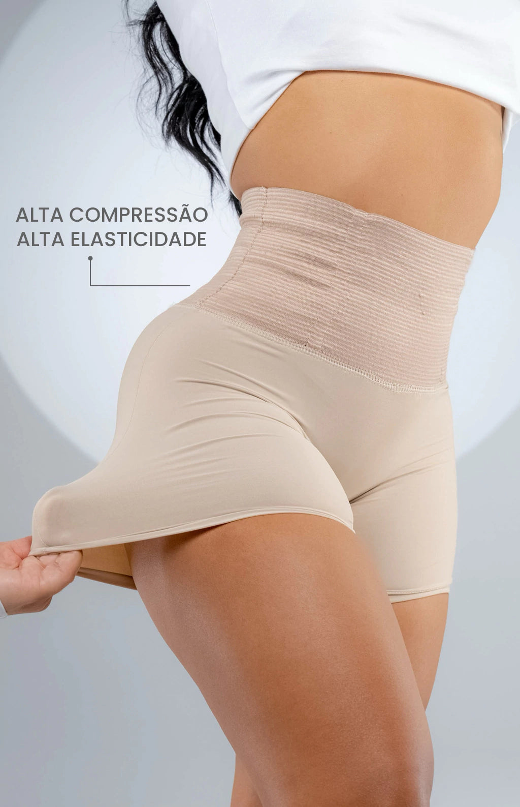 SHORTS MODELADOR CORPORAL ALTA COMPRESSÃO